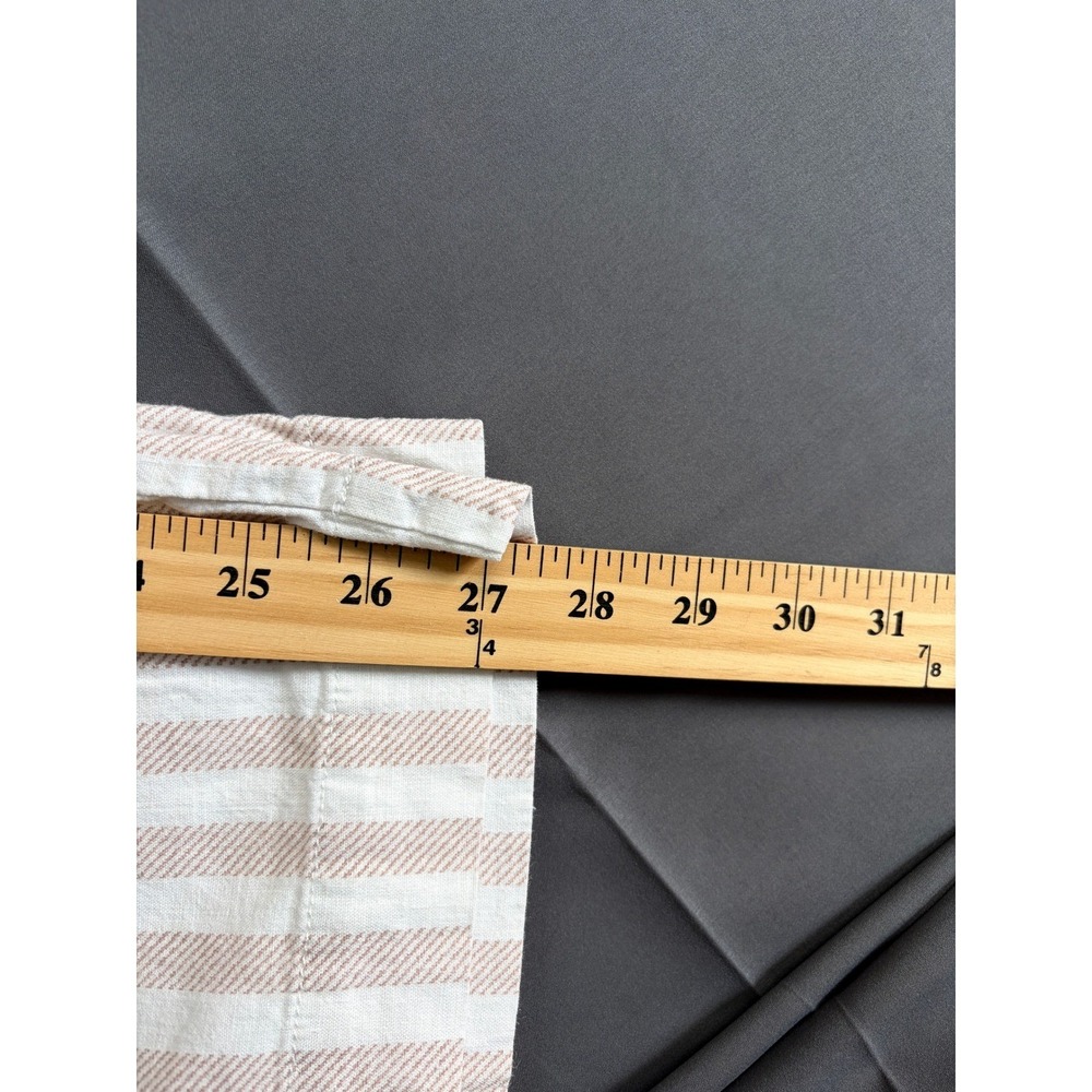 torrid Beige and White Striped Wide Leg Pants - Picture 14 of 15